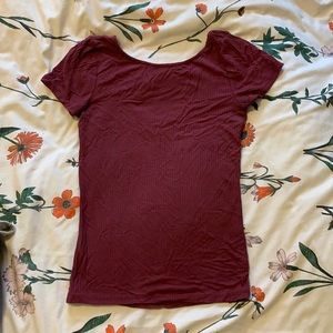 Ribbed Low Back Hollister T shirt